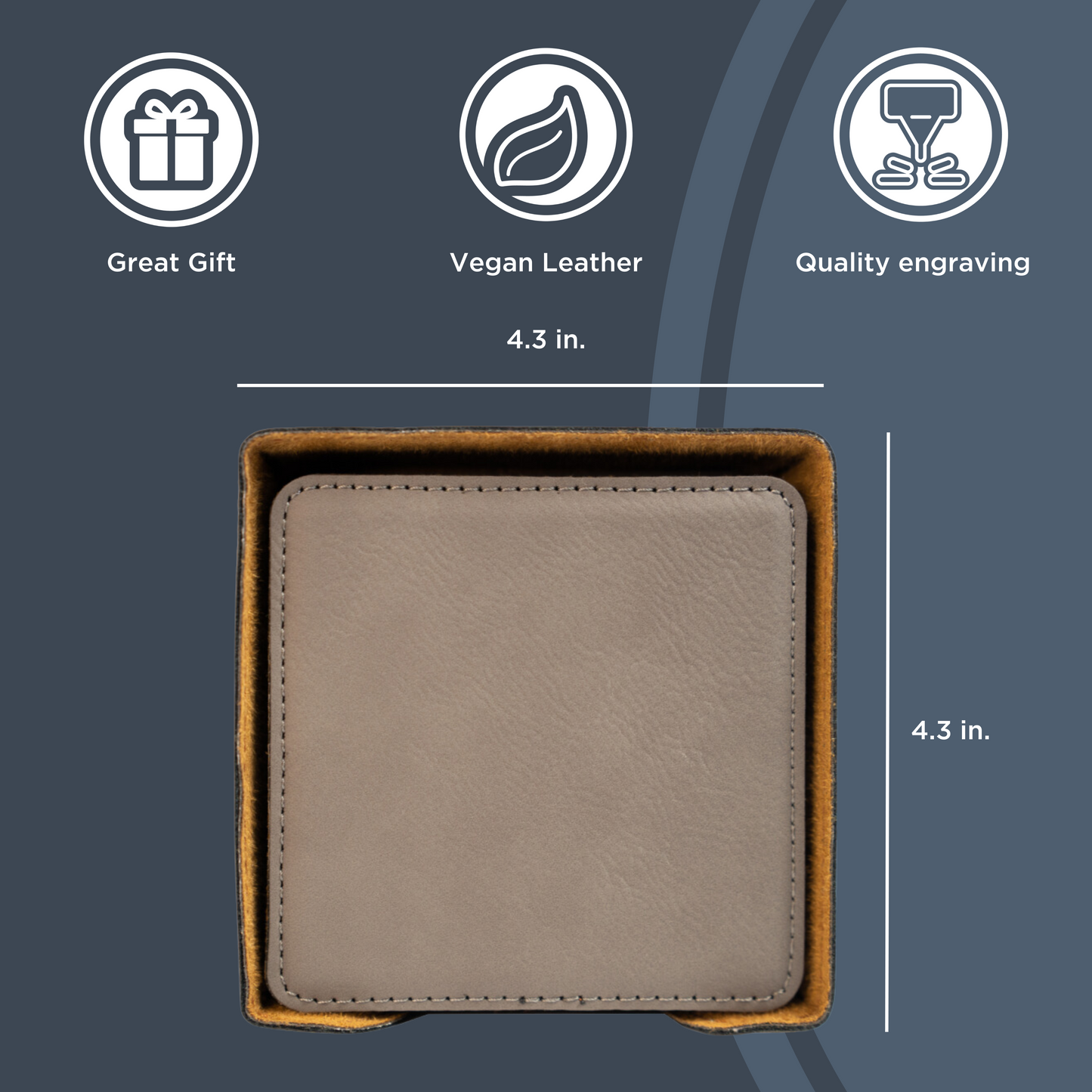 Patria y Vida - Coaster Set (4pcs) - Cuba