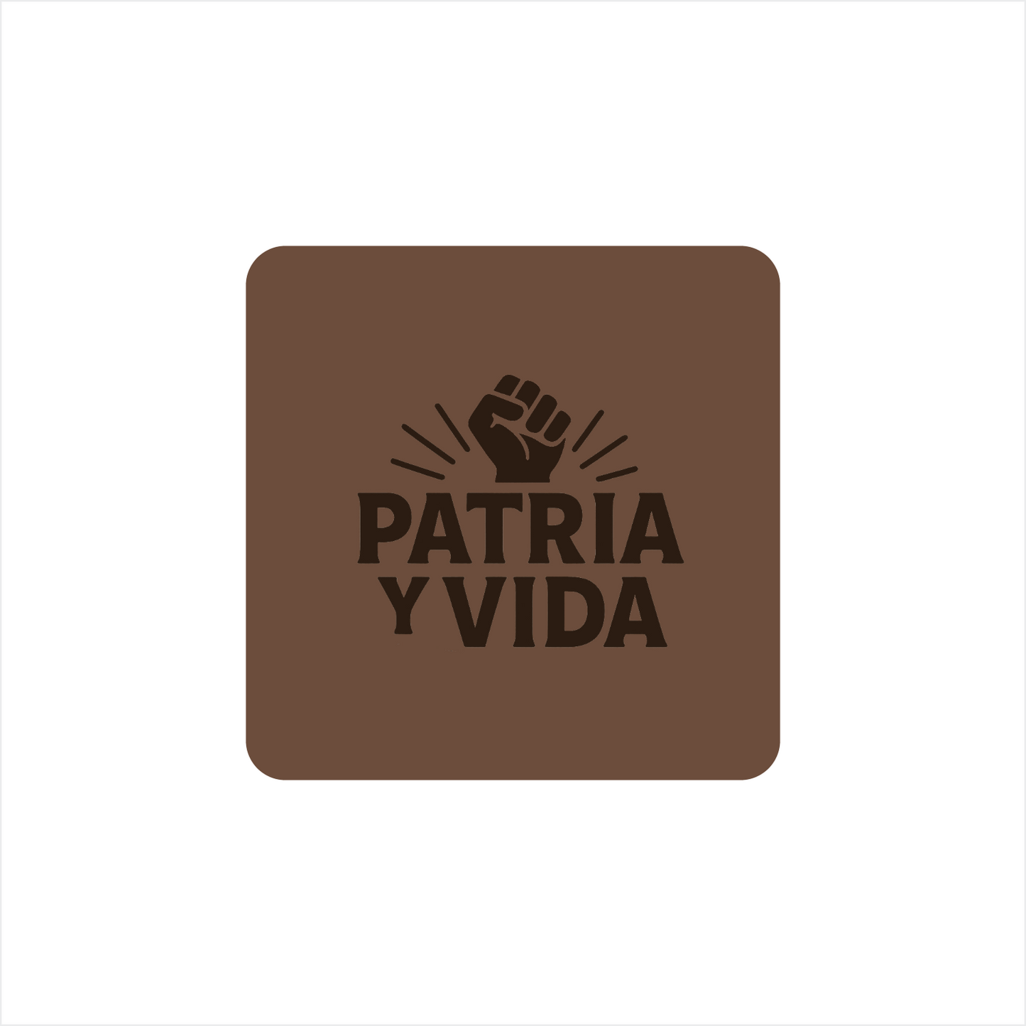 Patria y Vida - Coaster Set (4pcs) - Cuba